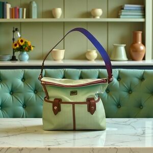 Dooney & Bourke Aqua Wayfarer Pocket Hobo Bag